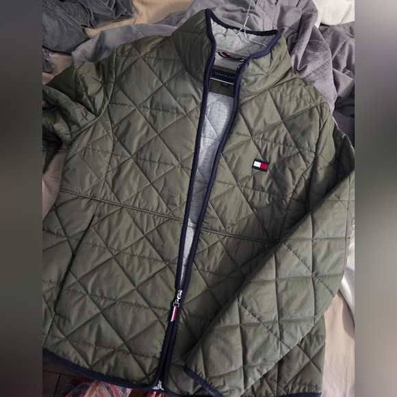 Tommy Hilfiger Jackets & Blazers - Tommy Hilfiger Women's Quilted Jacket size Large, olive green color. Brand NEW